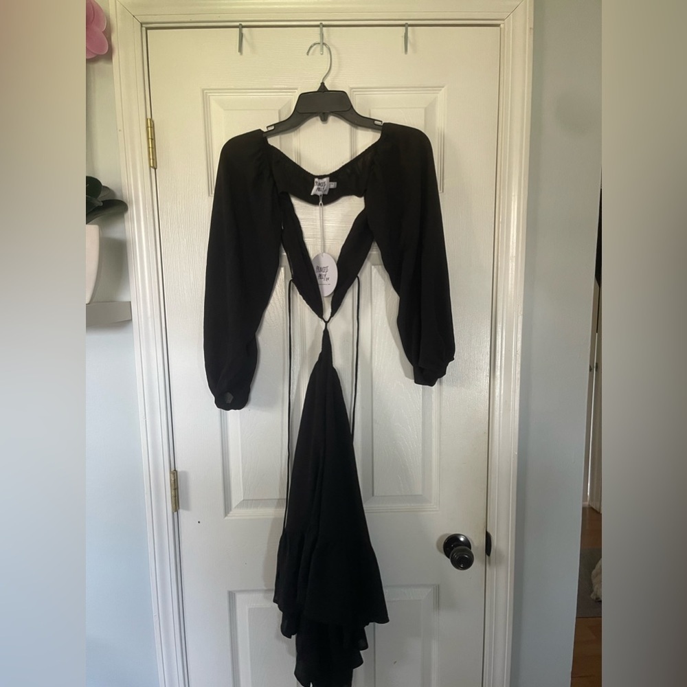 NATASHA MINI DRESS BLACK - Picture 7 of 7